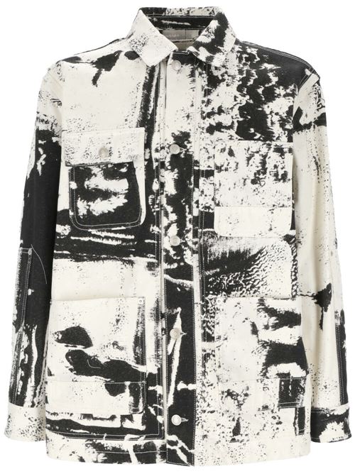 Men's abstract print jacket Alexander McQueen | 781842QYAAY9080